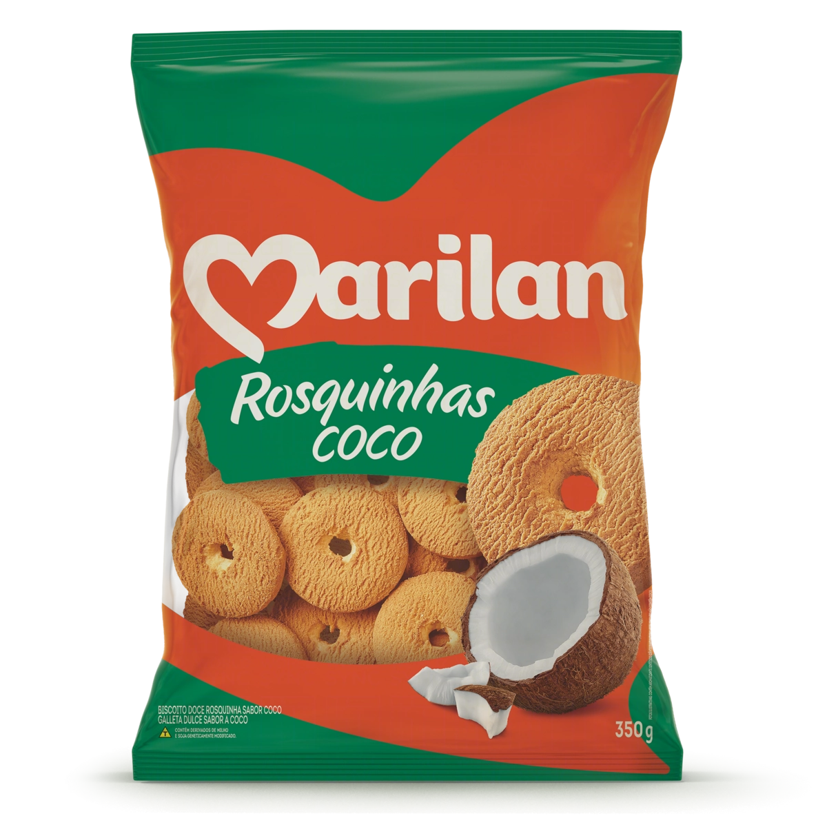 Biscoito Rosquinha Coco Marilan Pacote 350g