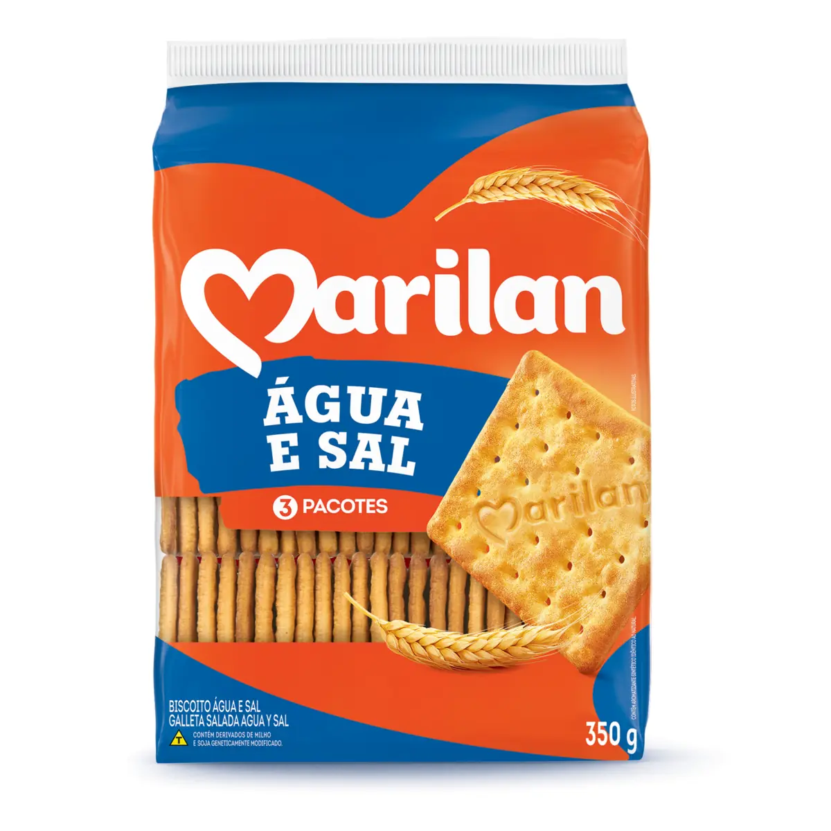 Biscoito água E Sal Marilan Pacote 300g