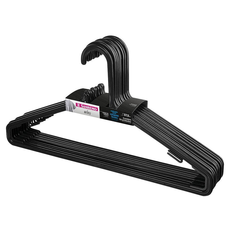 Cabide Primafer Plast. C/10 Adulto Un