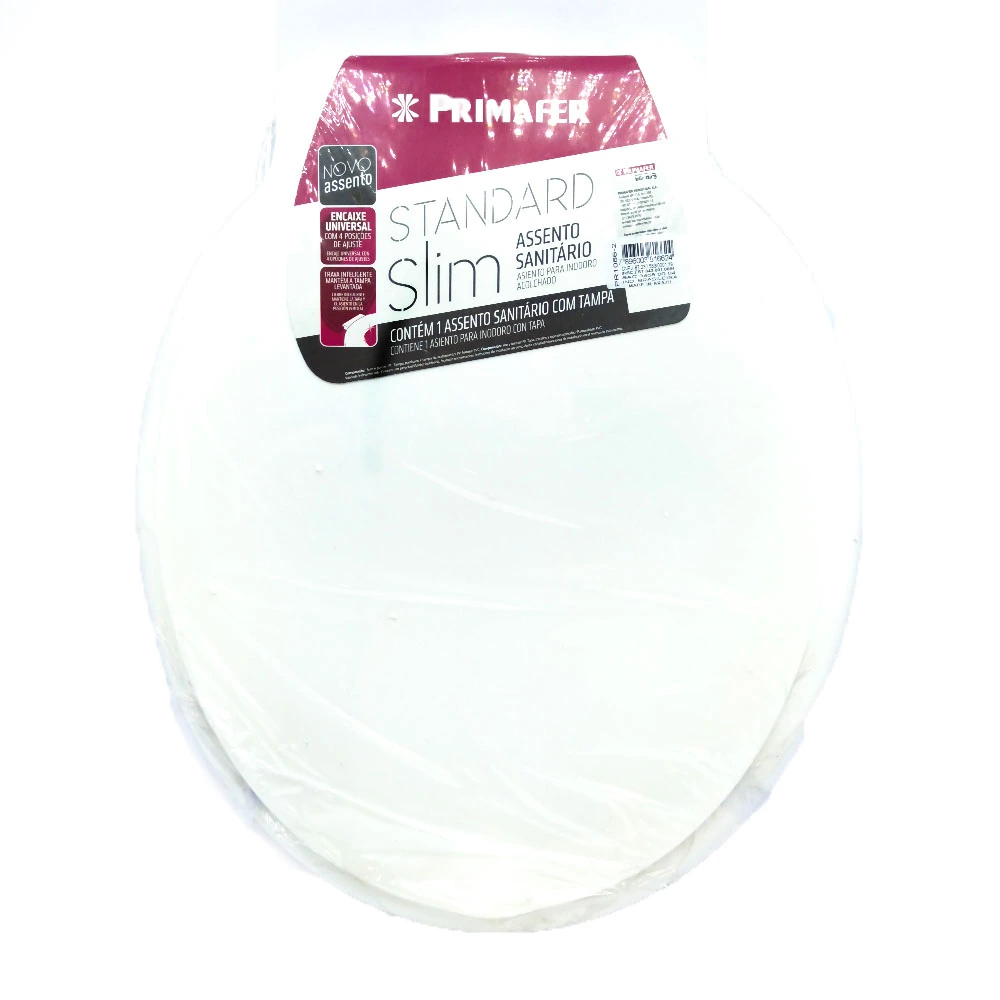 Assento Sanitario Primafer Standard Slim Branco