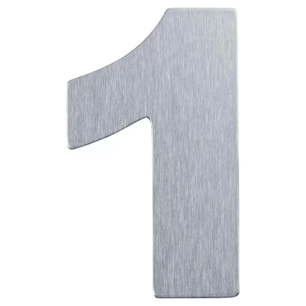 Numero Residencial Grande 12cm Acm Escovado - Um