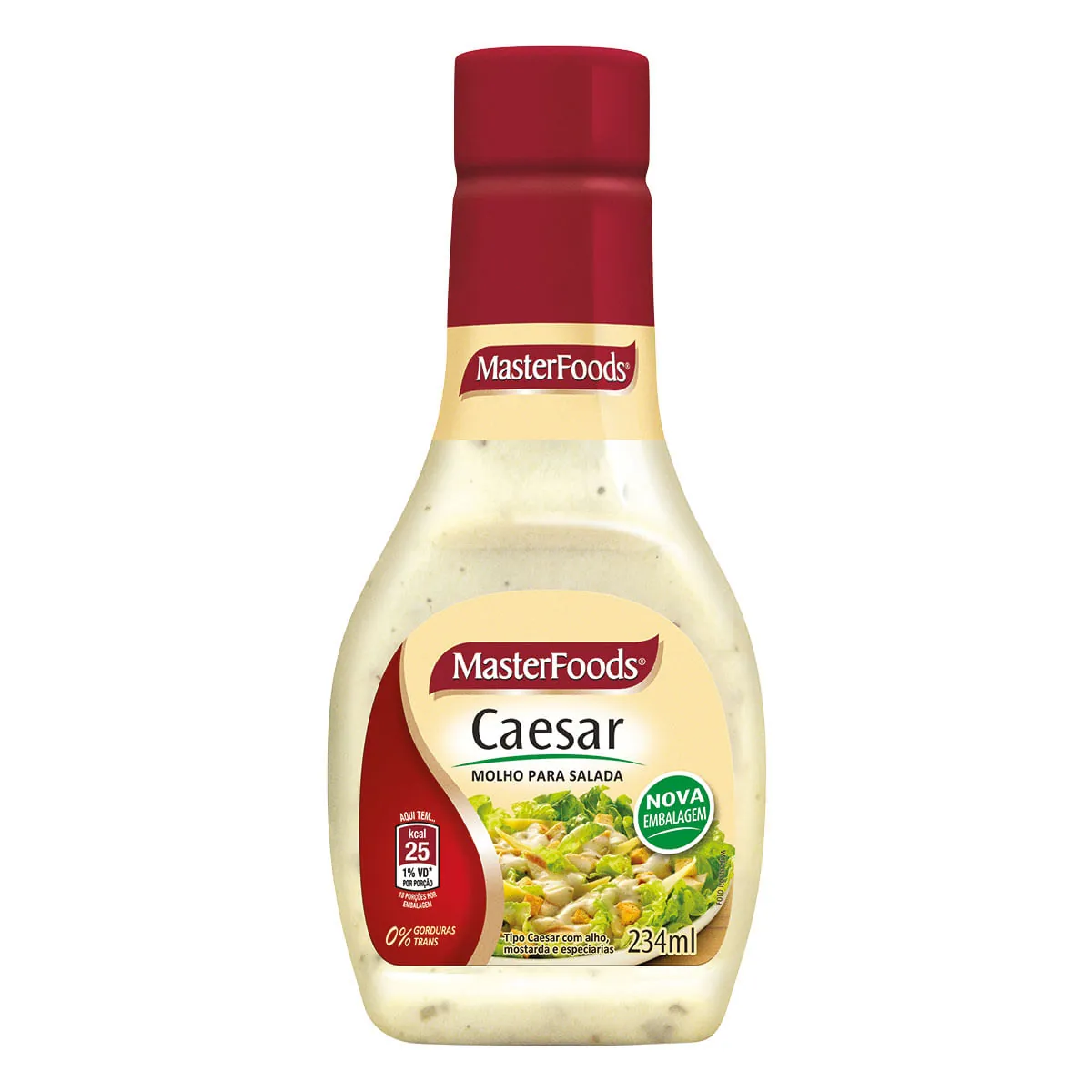 Molho Para Salada Caesar Masterfoods Squeeze 234ml