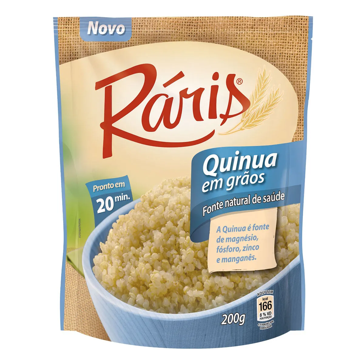 Quinoa Em Grãos Ráris Pacote 200g