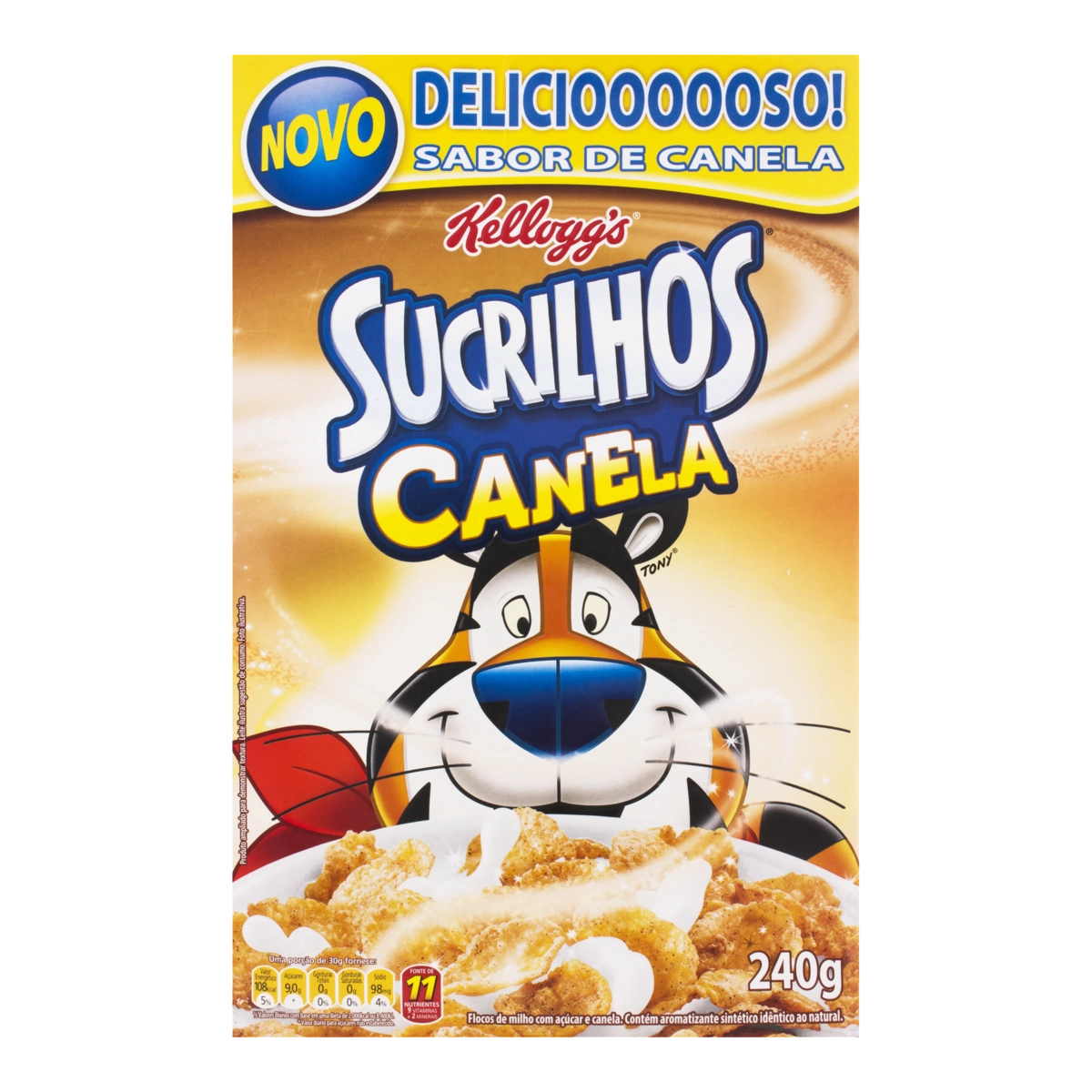 Cereal Matinal Canela Kelloggs Sucrilhos Caixa 240g