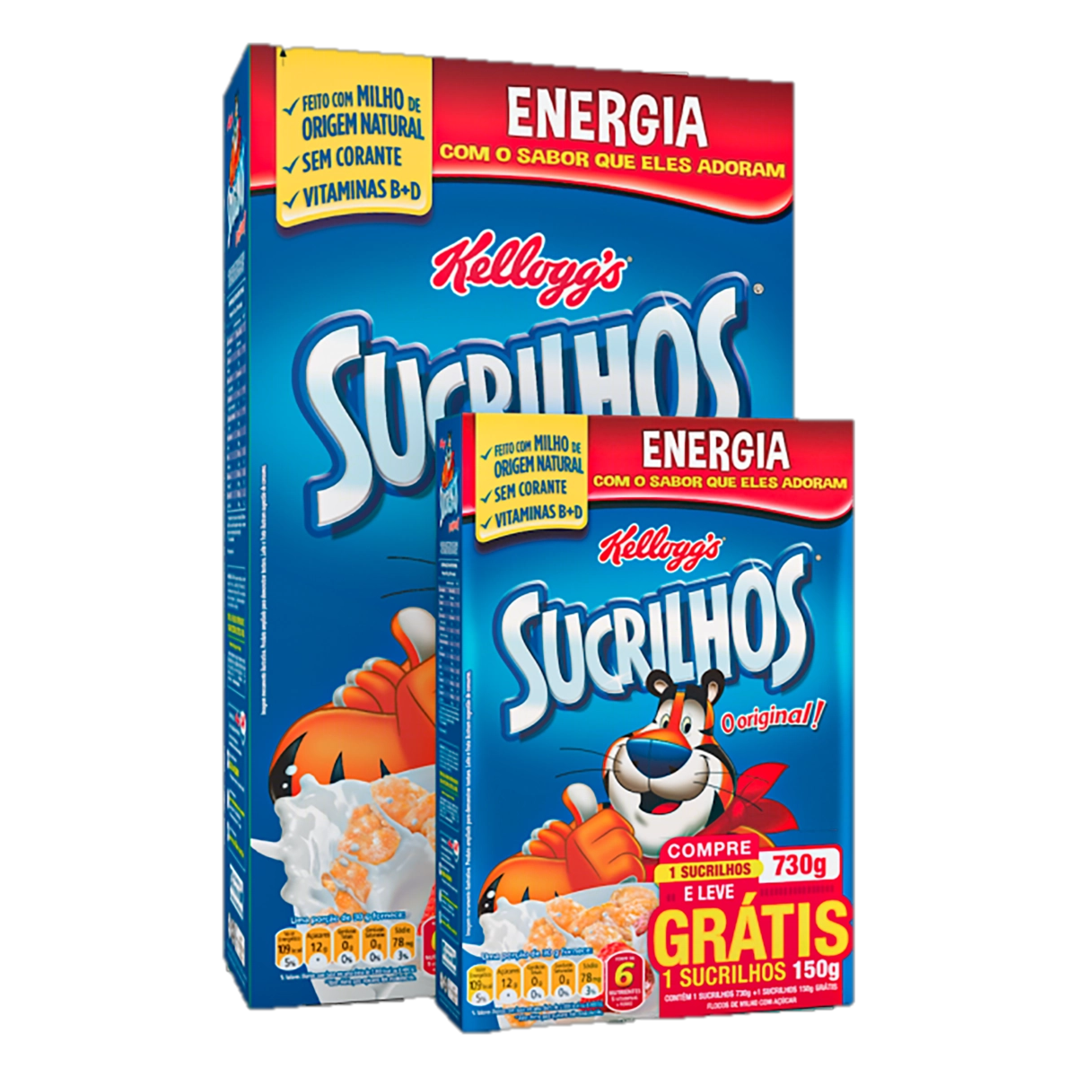Kit Cereal Matinal Kelloggs Sucrilhos 730g Grátis Cereal Matinal 150g