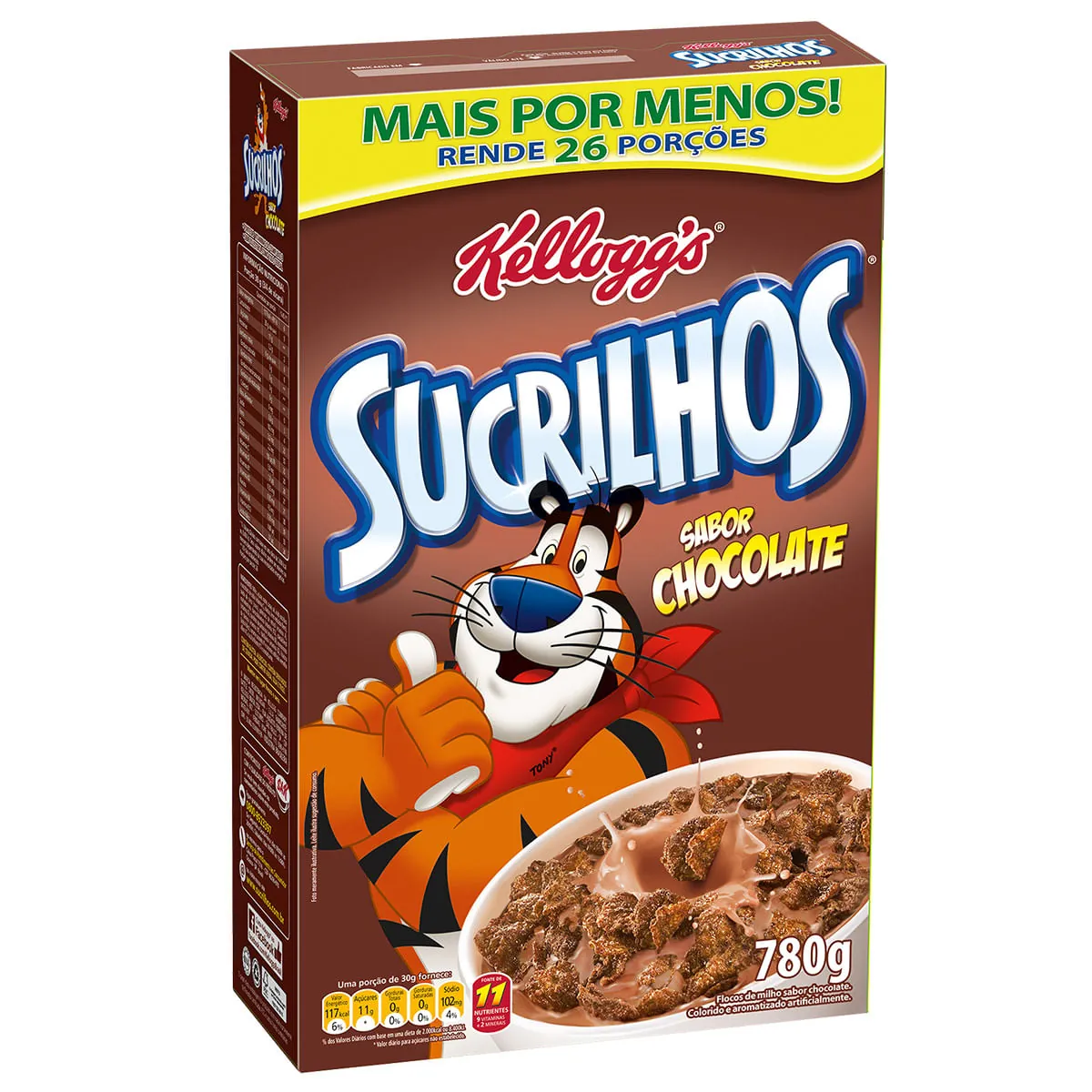 Cereal Matinal Chocolate Kelloggs Sucrilhos Caixa 780g