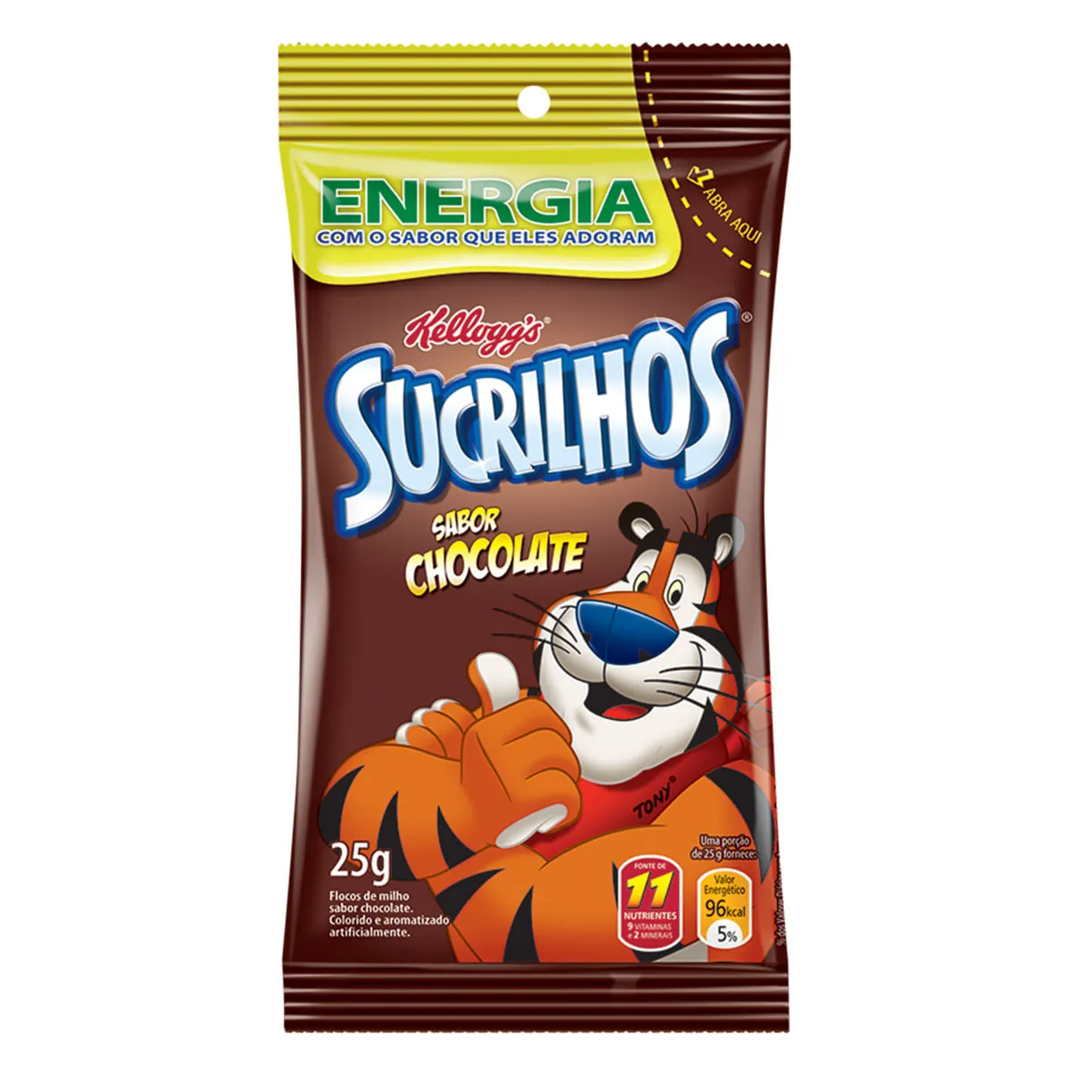 Cereal Matinal Chocolate Kelloggs Sucrilhos Pacote 25g