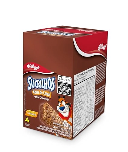 Barra Cereal Sucrilhos Chocolate.
