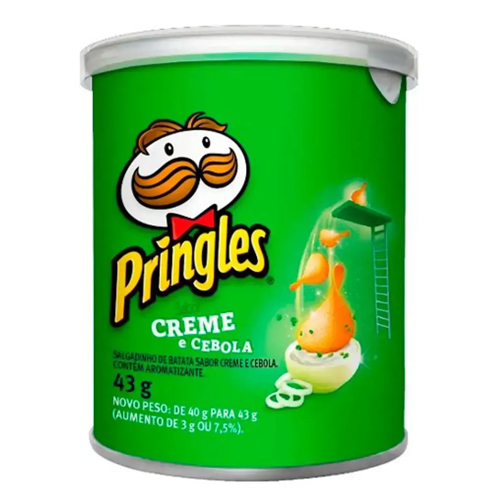 Salgadinho De Batata Creme E Cebola Pringles Lata 43g