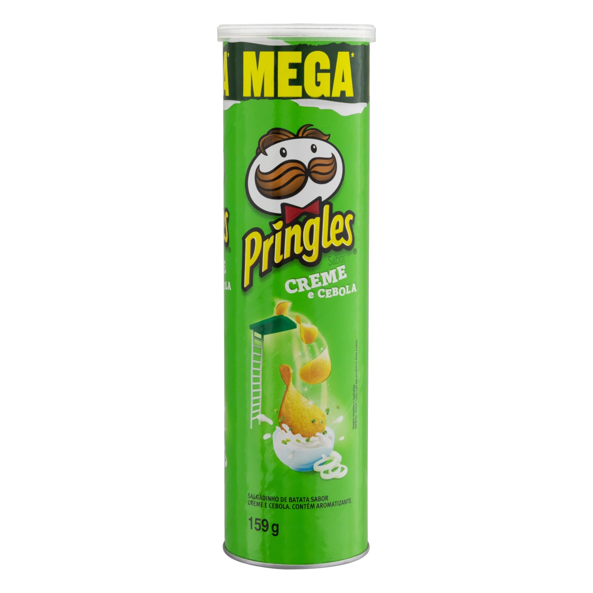 Salgadinho De Batata Creme E Cebola Pringles Mega Tubo 159g