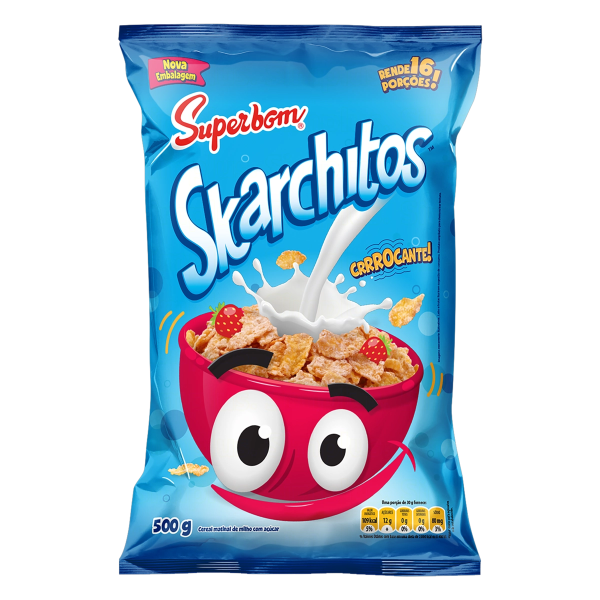 Cereal Matinal Superbom Skarchitos Pacote 500g