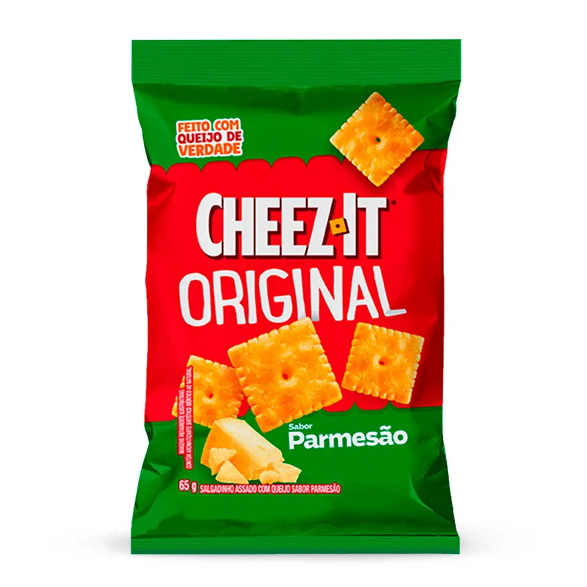 Salgadinho Assado CHEEZ-IT Sabor Parmesão Pacote 65g
