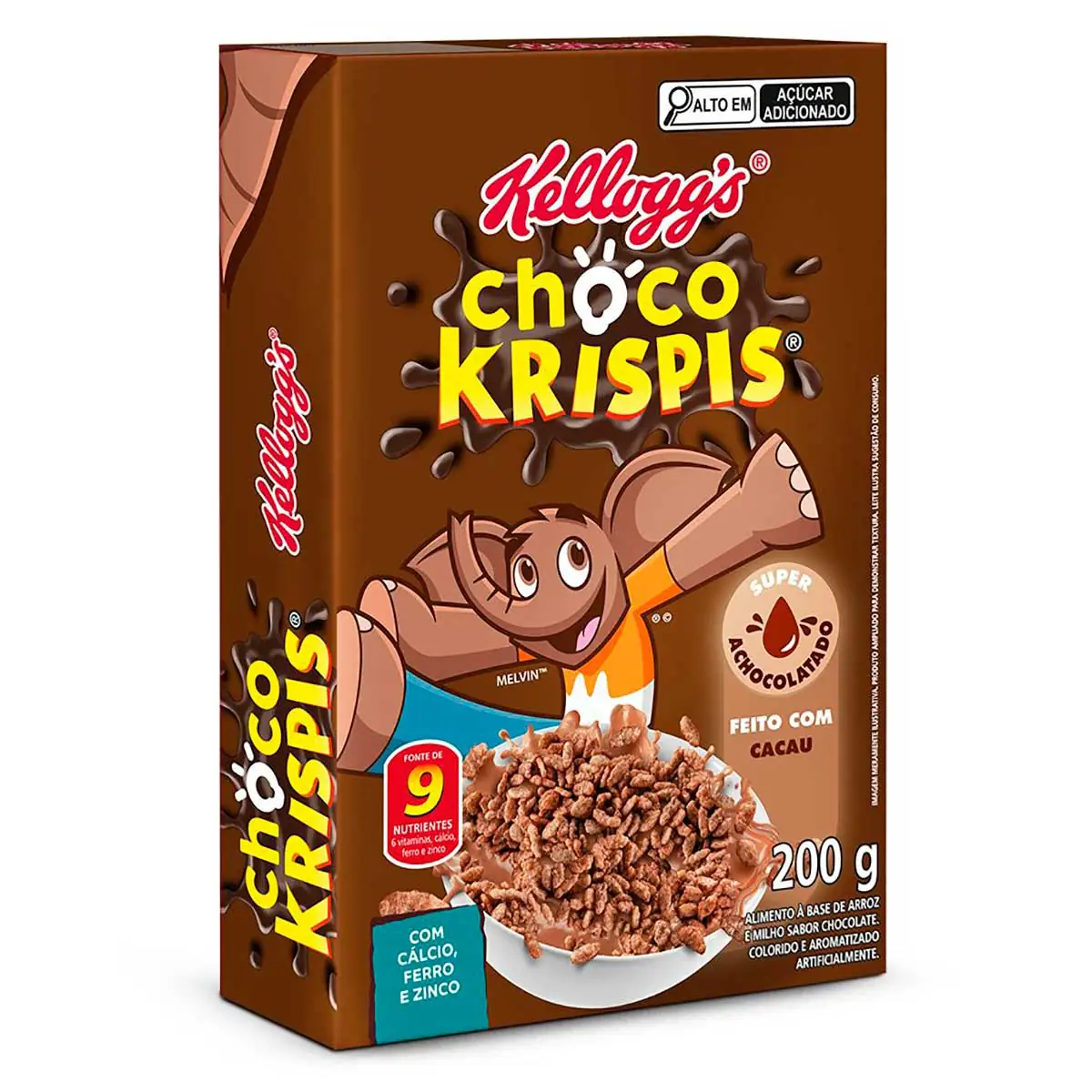 Cereal Choco Krispis Sabor Chocolate Kellogg's 200g