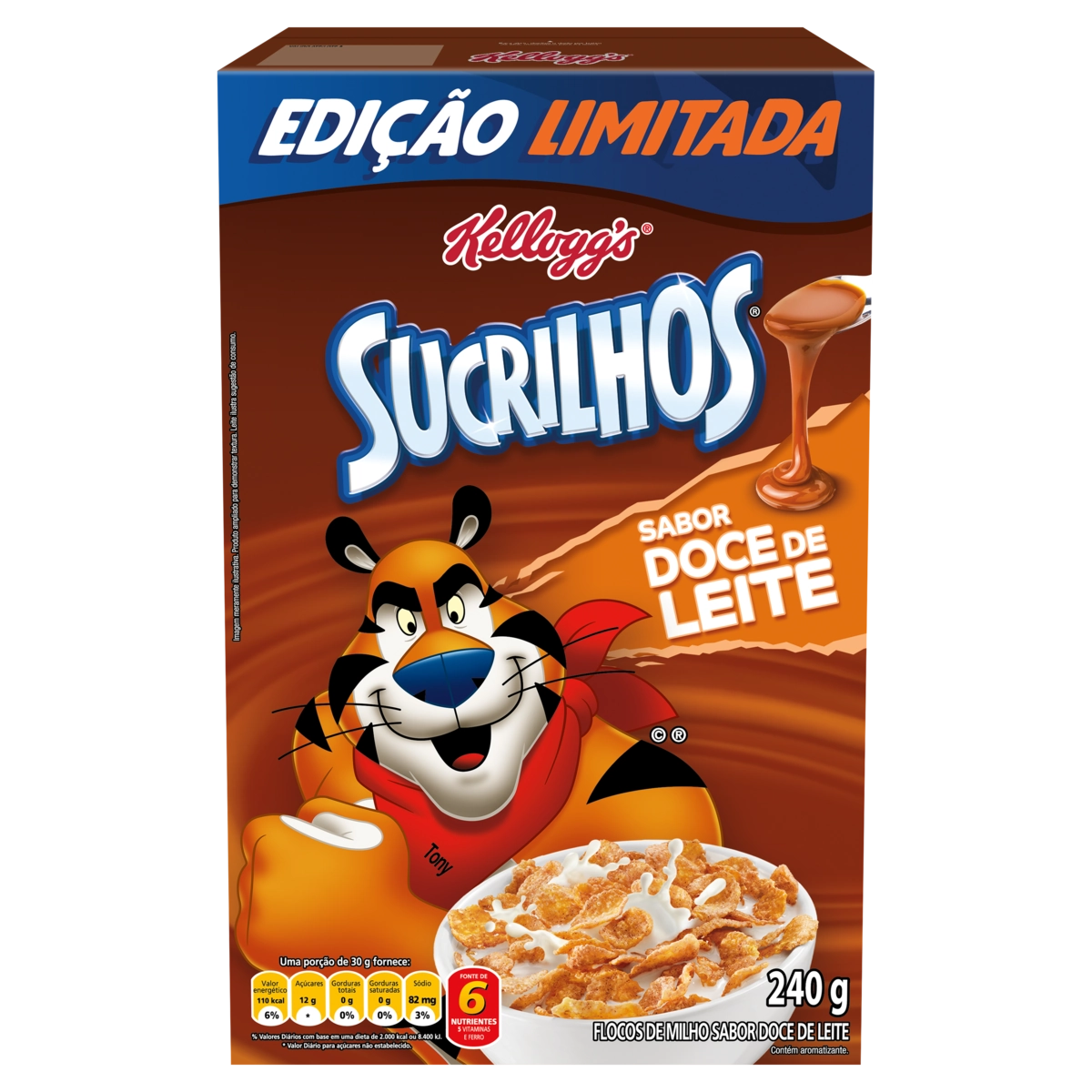 Cereal Matinal Doce De Leite Kelloggs Sucrilhos Caixa 240g