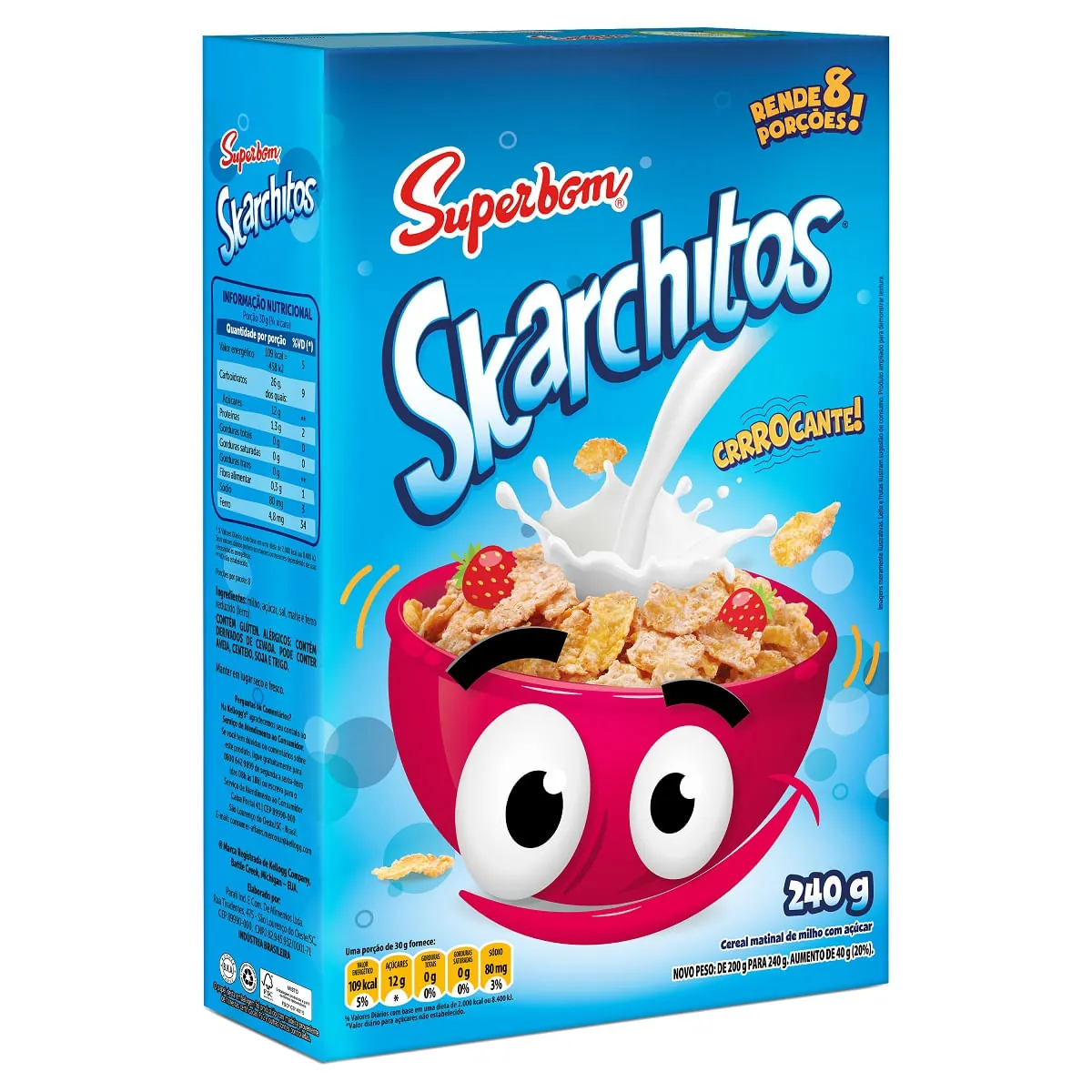 Cereal Matinal Superbom Skarchitos Caixa 240g