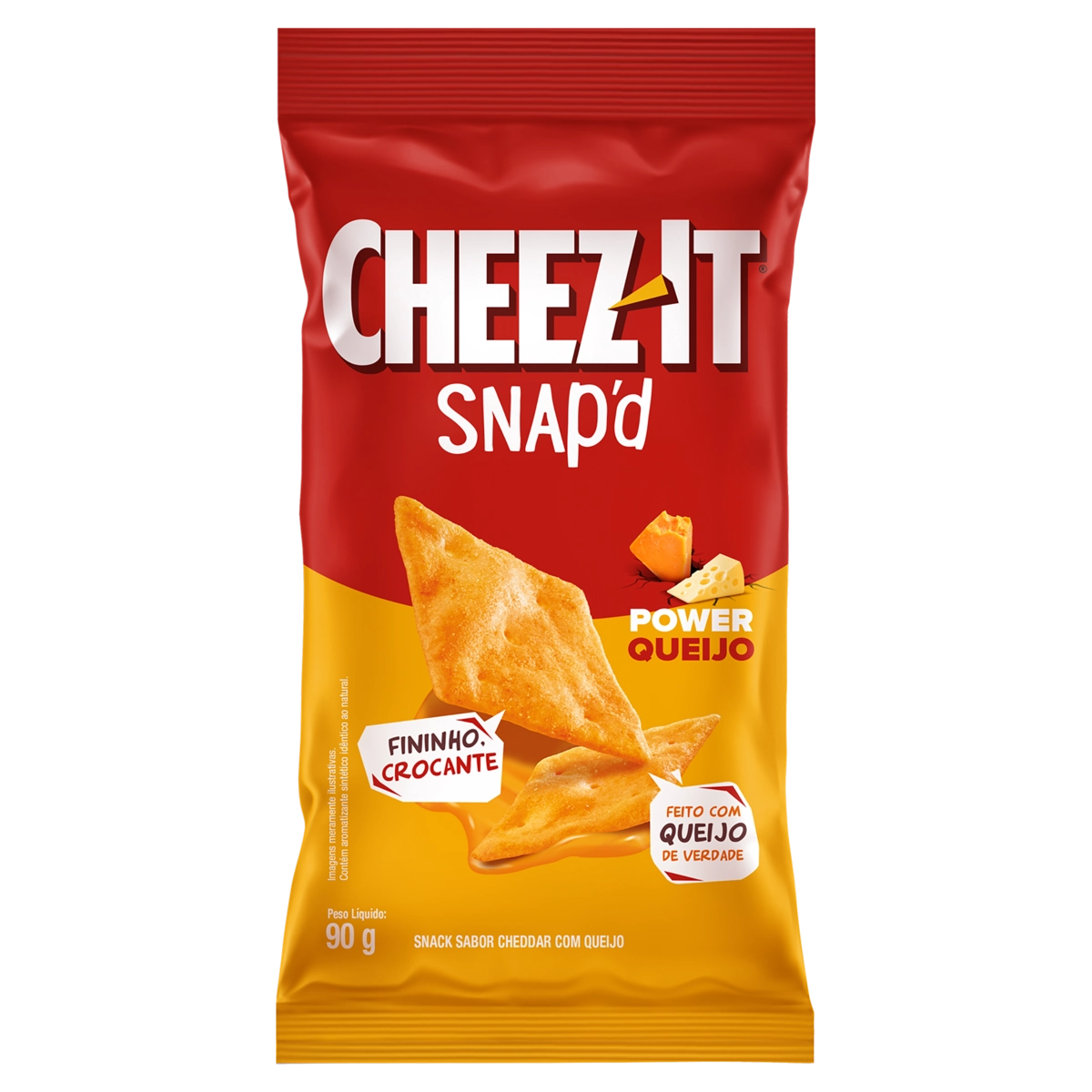 Snack Power Queijo Cheez It Snapd Pacote 90g