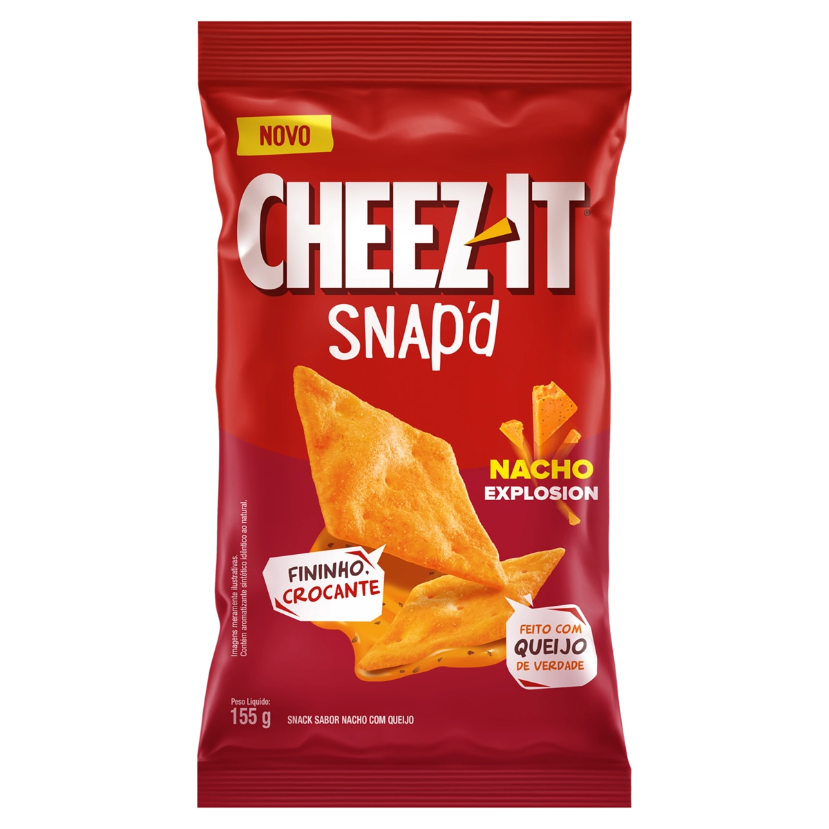 Snack Nacho Explosion Cheez It Snapd Pacote 155g