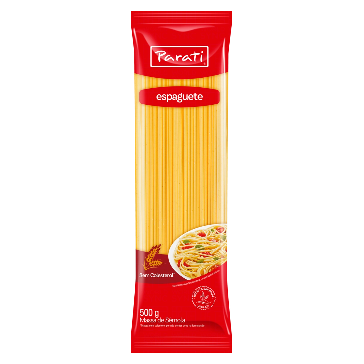 Macarrão De Sêmola Espaguete Parati Pacote 400g