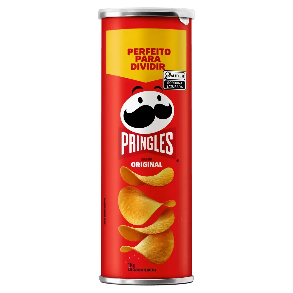 Salgadinho De Batata Original Pringles Tubo 134g