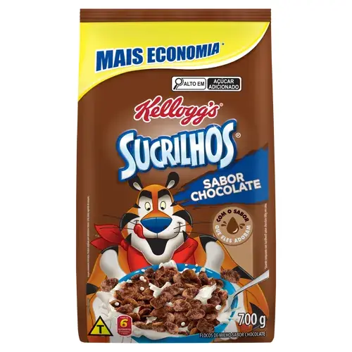 Cereal Matinal Chocolate Kelloggs Sucrilhos Pacote 700g Mais Economia