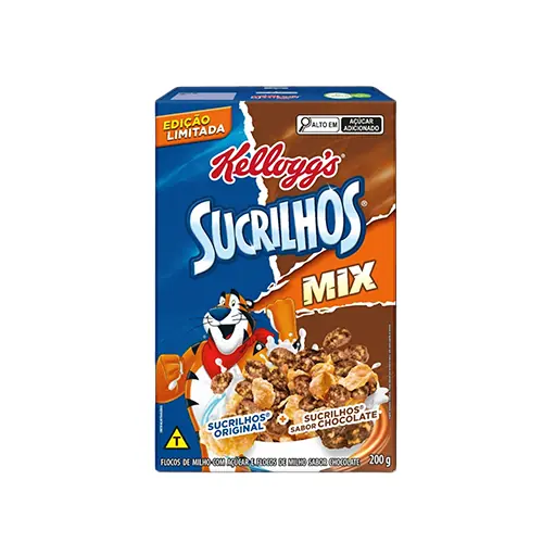 Cereal Matinal Original E Chocolate Kelloggs Sucrilhos Mix Caixa 200g