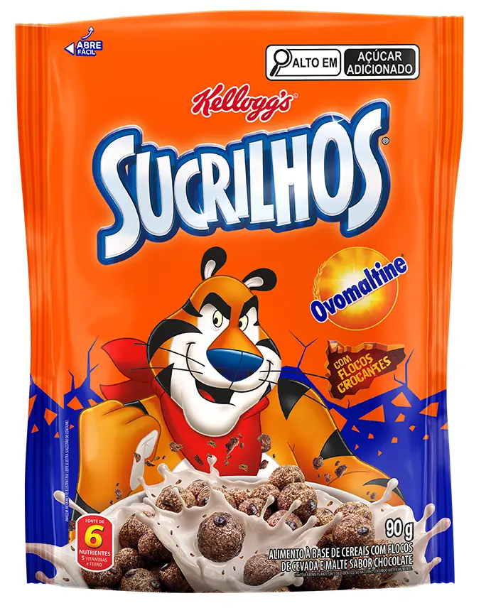 Cereal Kelloggs Sucrilhos Ovomaltine 90g