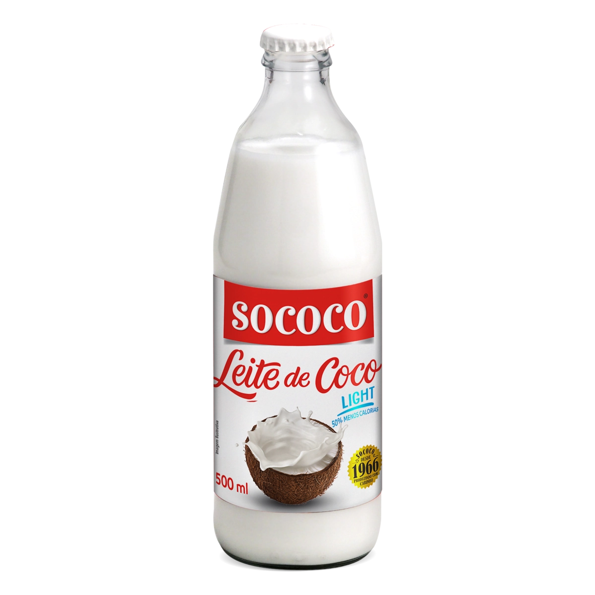 Leite De Coco Light Sococo Vidro 500ml