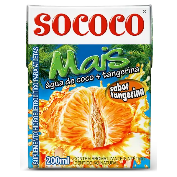 Agua De Coco Sococo Tangerina