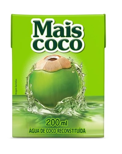 água De Coco Esterilizada Mais Coco Caixa 200ml