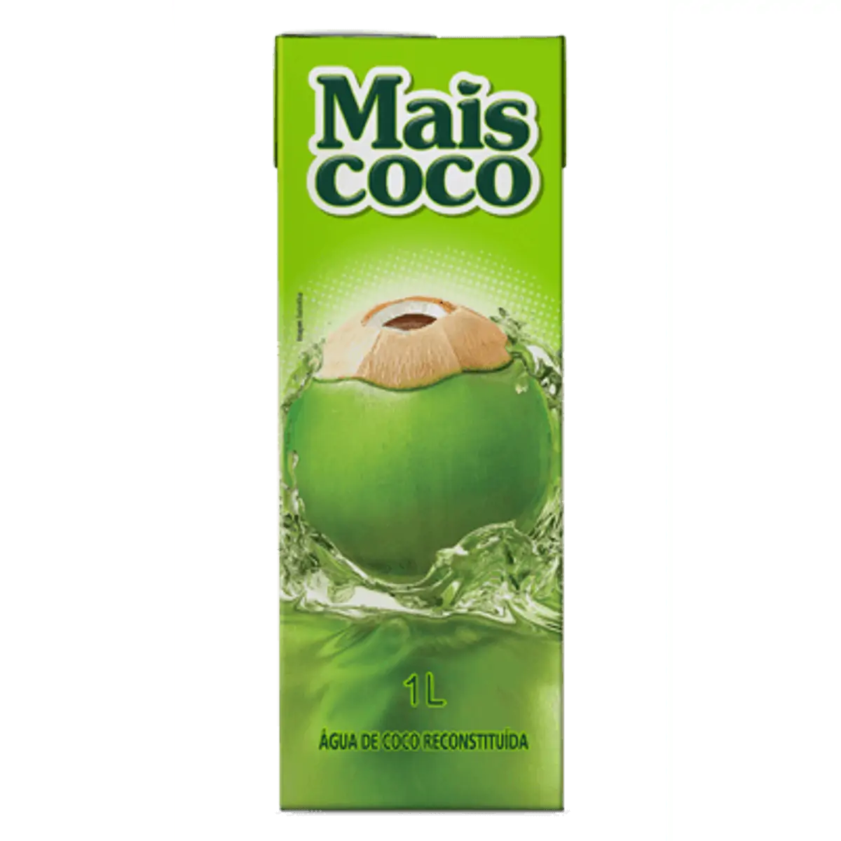 Água de Coco Esterilizada Mais Coco Caixa 1L