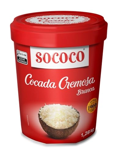 Cocada Branca Cremosa Sococo Pote 1,28kg