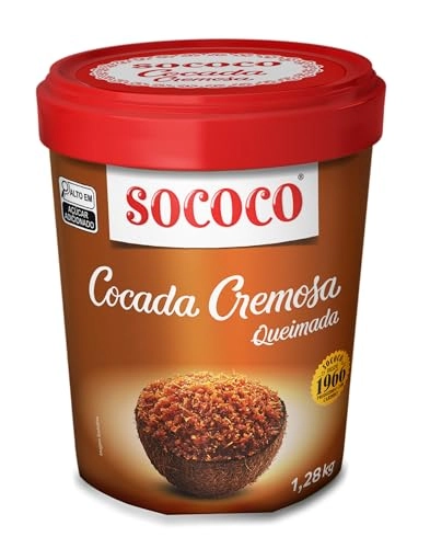 Cocada Queimada Cremosa Sococo Pote 1,28kg