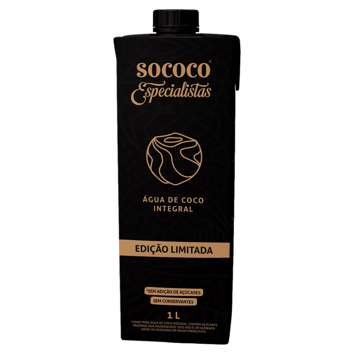 água De Coco Integral Sococo Especialistas Caixa 1l