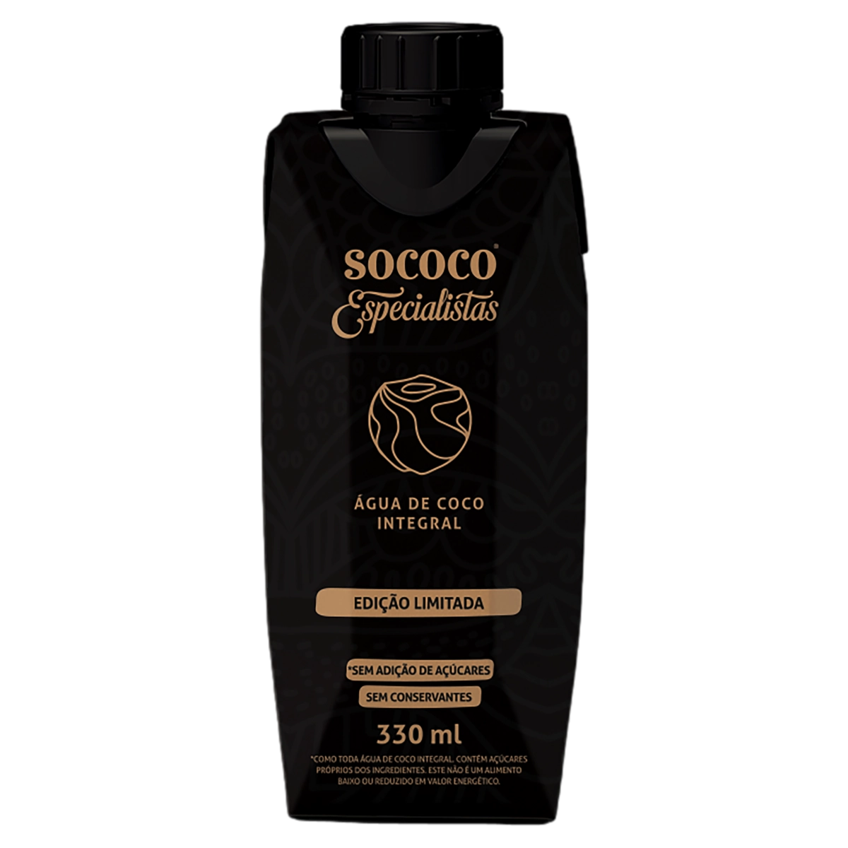 água De Coco Integral Sococo Especialistas Caixa 330ml