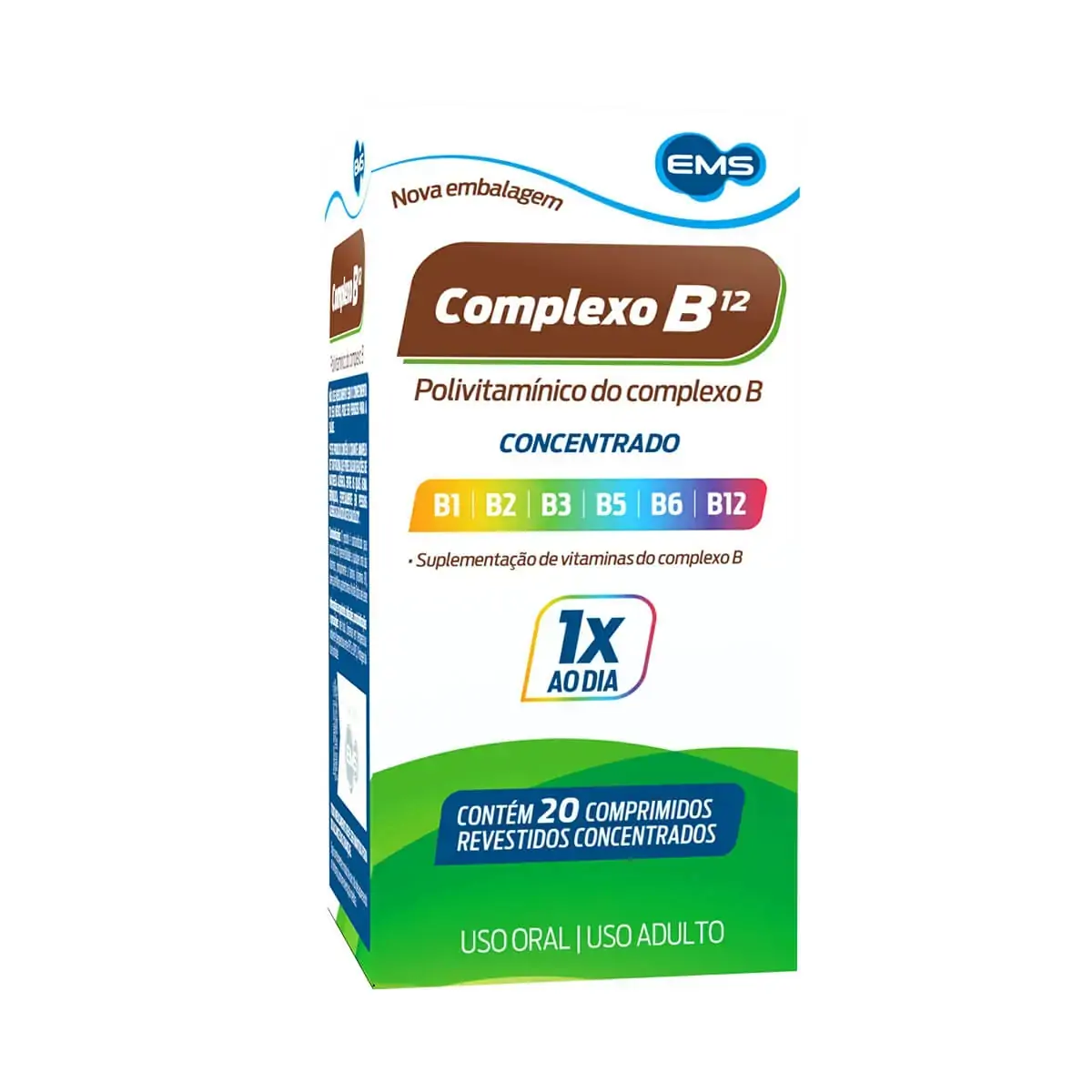 Complexo B Ems Caixa 20 Comprimidos Revestidos