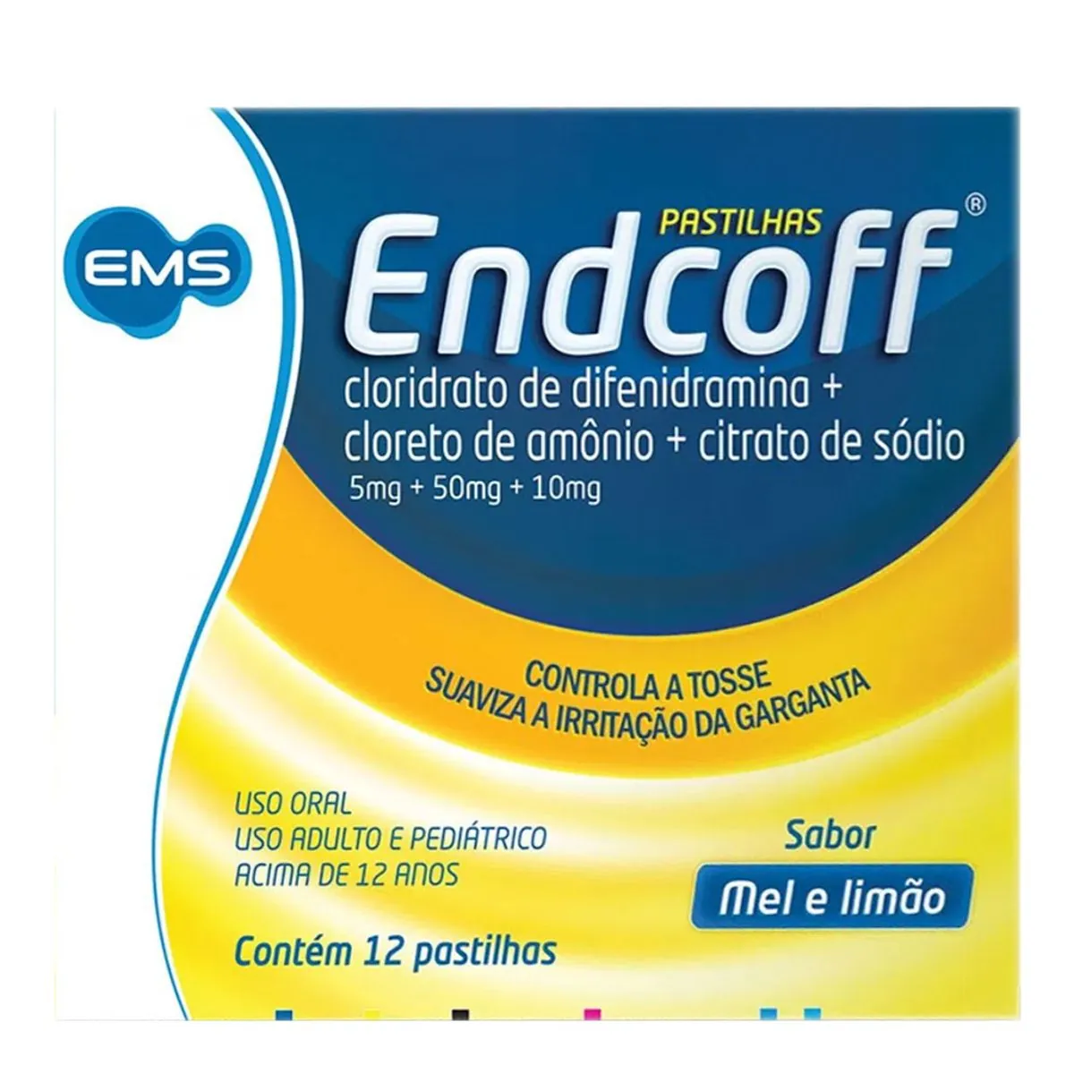 Endcoff sabor mel com 12 pastilhas