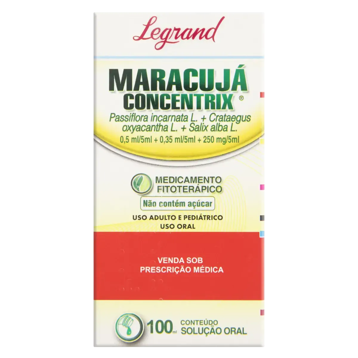 Maracujá Concentrix Legrand Caixa 100ml Solução Oral
