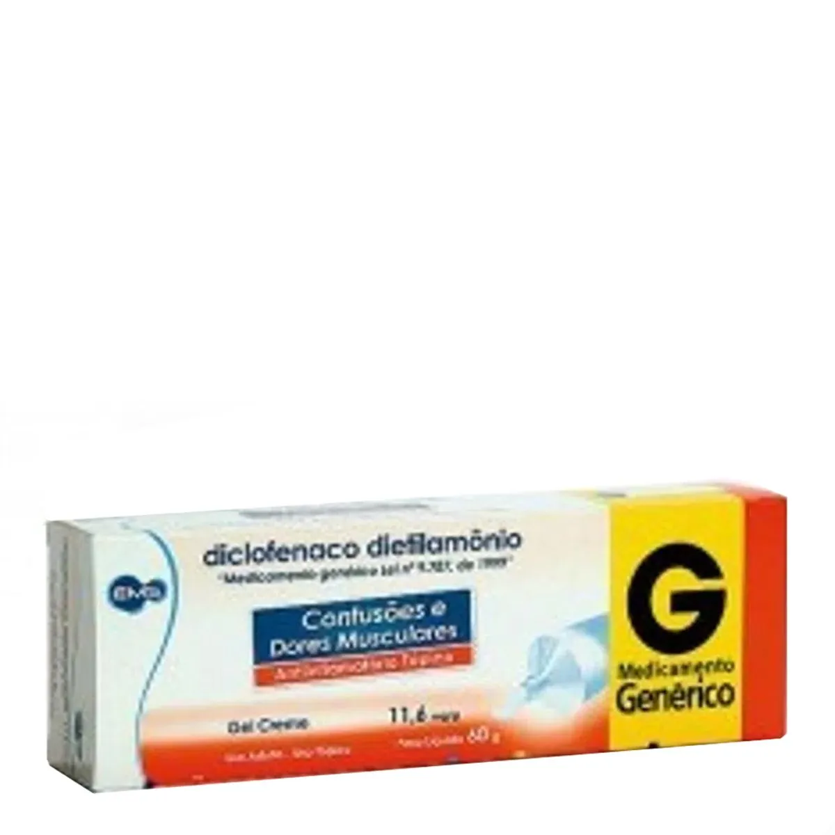 Diclofenaco Sódico em Gel EMS 60gr
