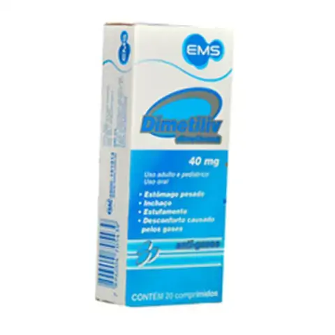Dimetiliv 40 Mg 20 Comprimidos Ems Similar