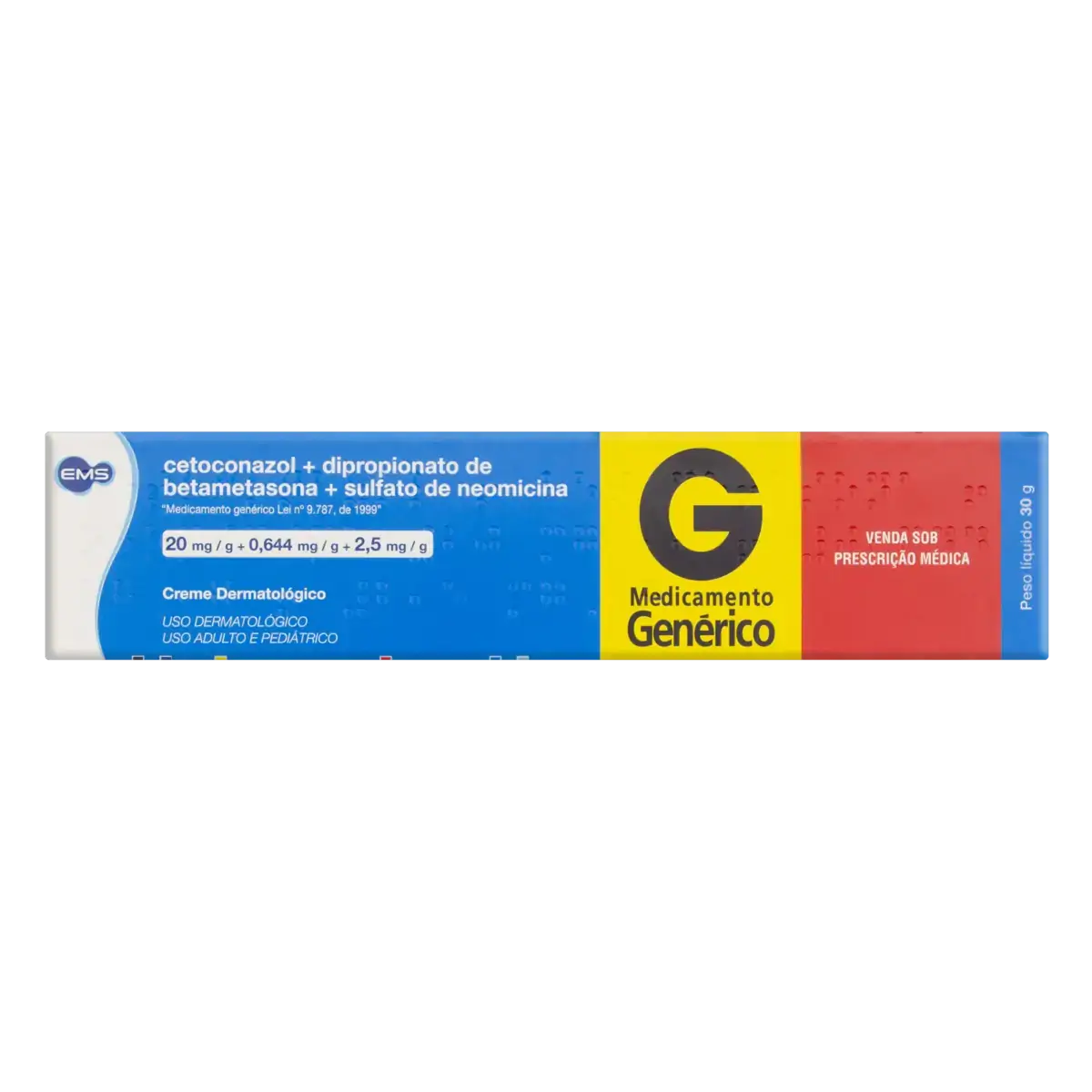 G Cetoconazol+Bet+Ne  Cr 30G Ems