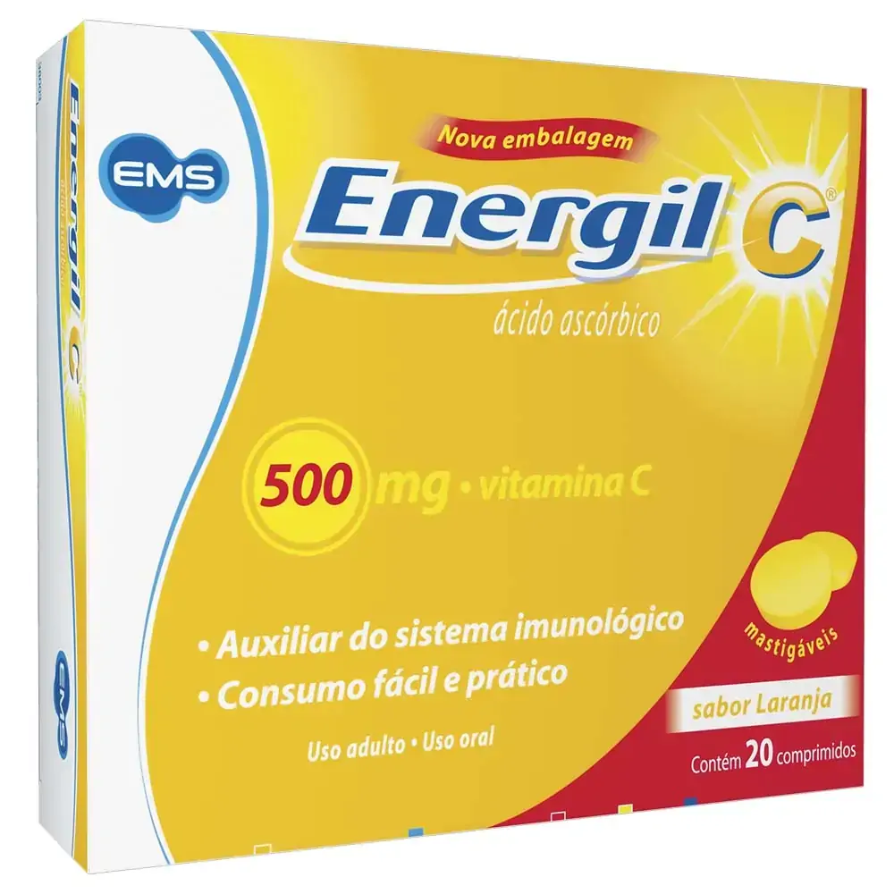 Energil C 500 Mg 20 Comprimidos Ems Similar