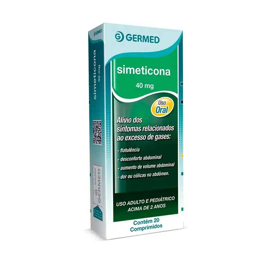 Simeticona 40mg Germed Caixa 20 Comprimidos