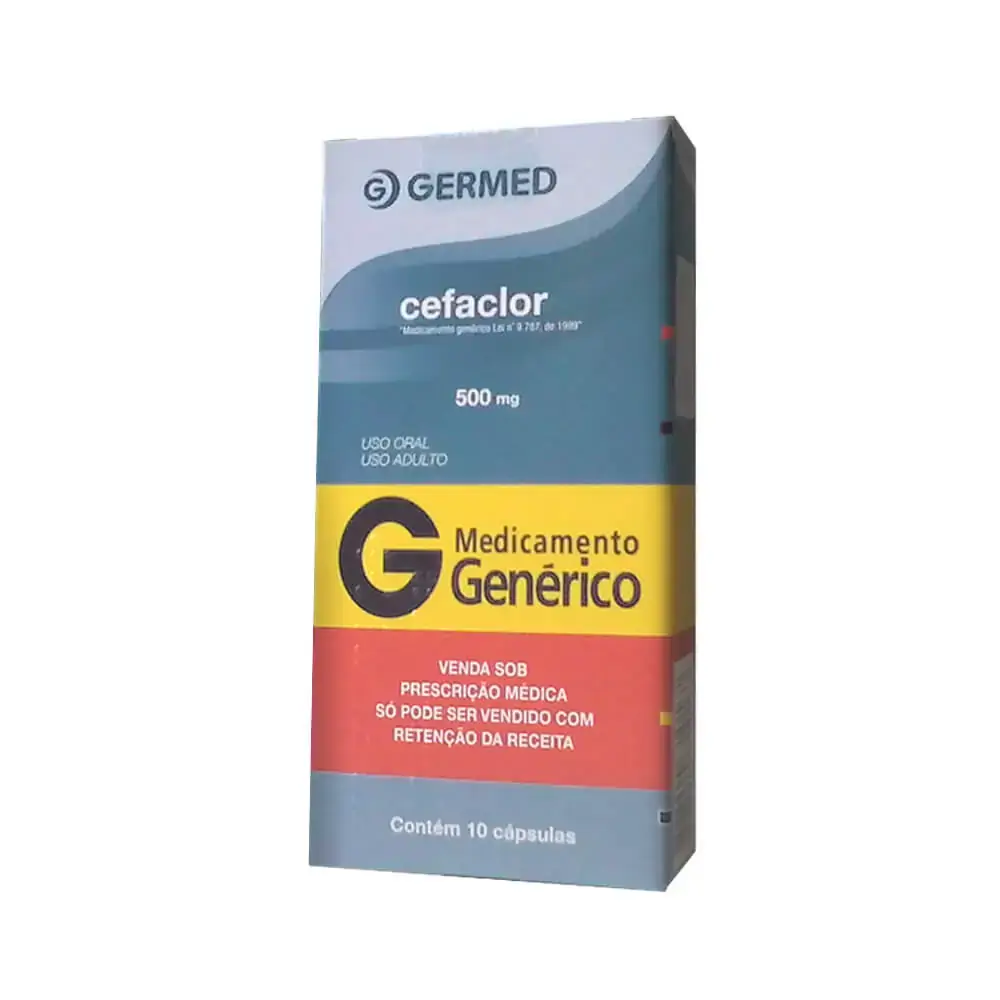 Cefaclor 500 Mg 10 Cápsulas Germed Pharma Genérico