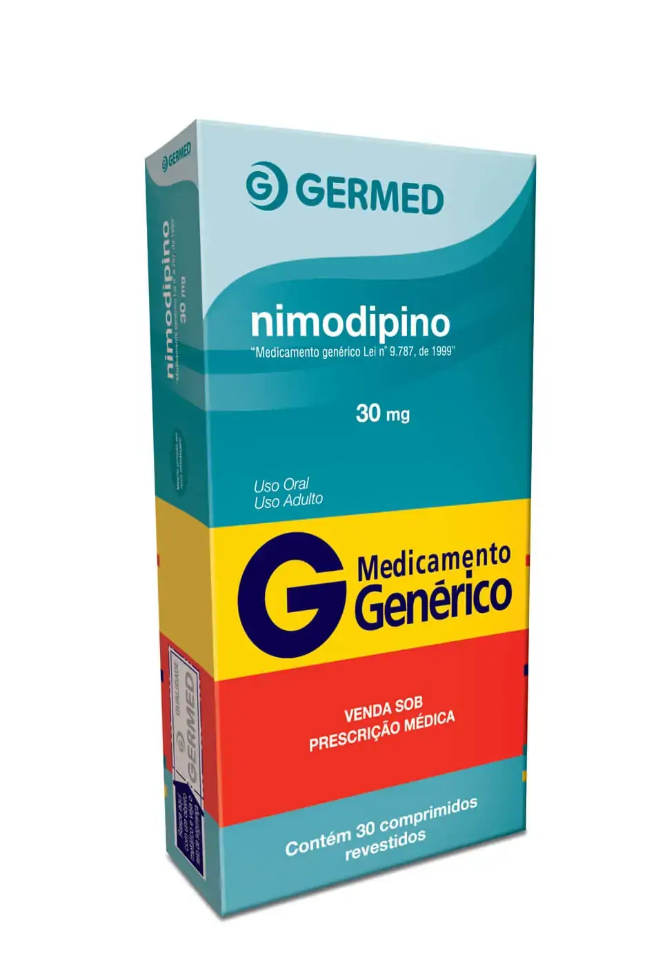 Nimodipino 30 Mg 30 Comprimidos Germed Pharma Genérico