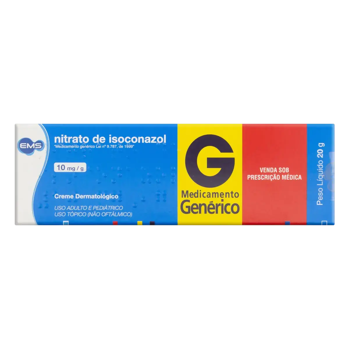 Nitrato De Isoconazol Creme 10mg/g Ems Caixa 20g