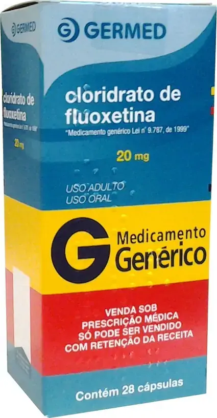 Cloridrato De Fluoxetina 20 Mg 28 Cápsulas Germed Pharma Genérico