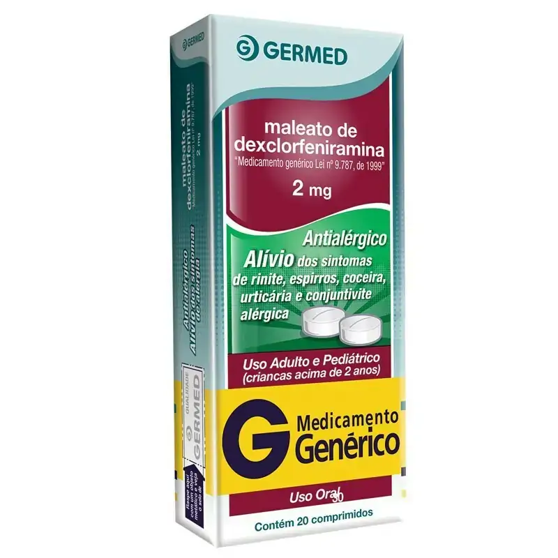 G Dexclorfeniramina 2Mg 20Comp Ger