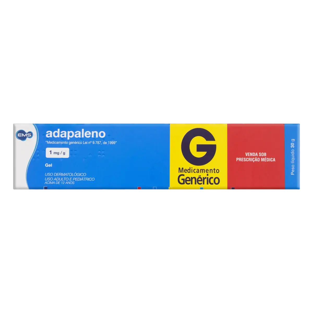 Adapaleno 1mg/g Ems Caixa 30g Gel