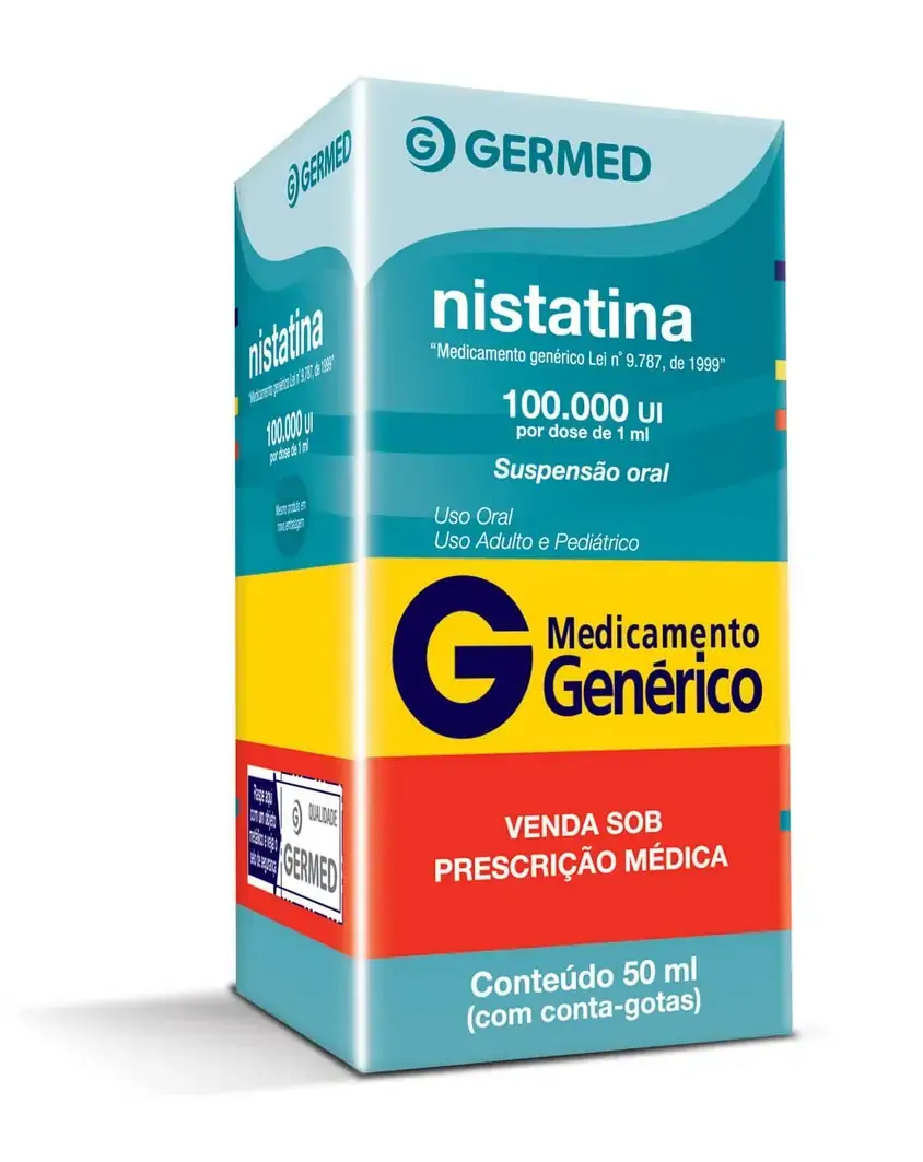 G Nistatina Susp 50M L Ger