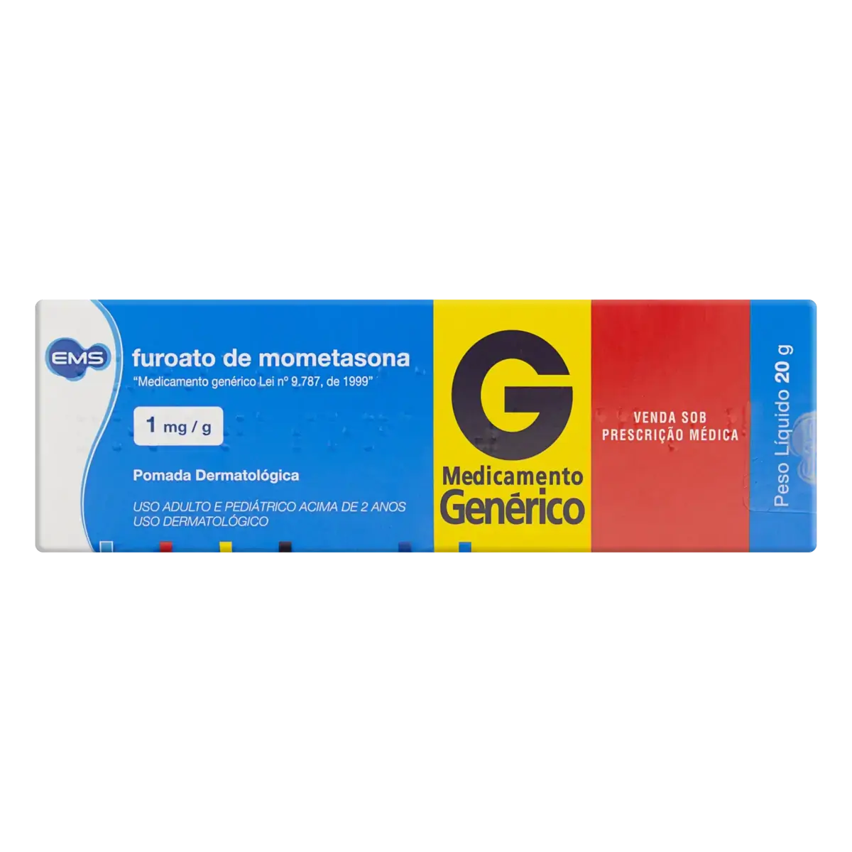 Furoato De Mometasona 1mg/g Ems Caixa 20g